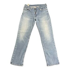 Levi's Jeans Mens 32x30 Blue Straight Leg Light Wash Denim Red Tab Classic